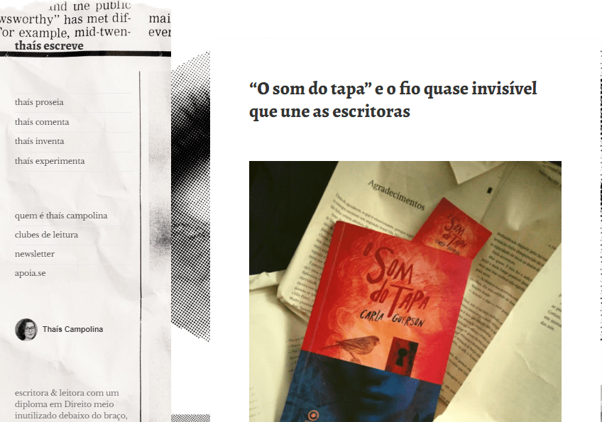“O som do tapa” e o fio quase invisível que une as escritoras.
